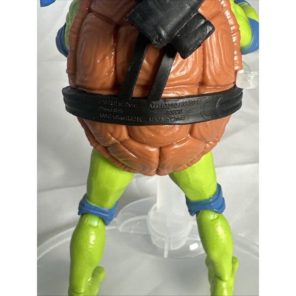 TMNT Leonardo Making Of A Ninja Target Figure Glow Turtle Loose No Swords 4” - Picture 6 of 7